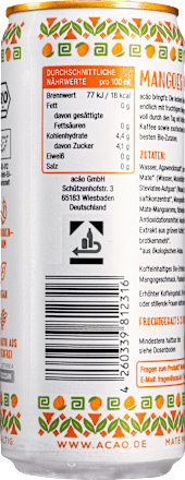 Eistee, Mate Mango, 0,33 l EINWEG