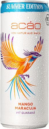 Erfrischungsgetränk, Mango-Maracuja mit Guarana, 250 ml EINWEG