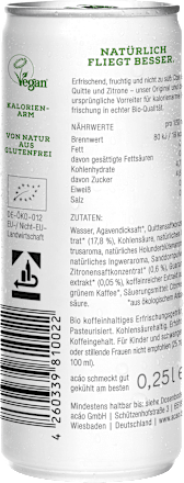 Erfrischungsgetränk, Quitte Zitrone mit Guarana, 0,25 l EINWEG