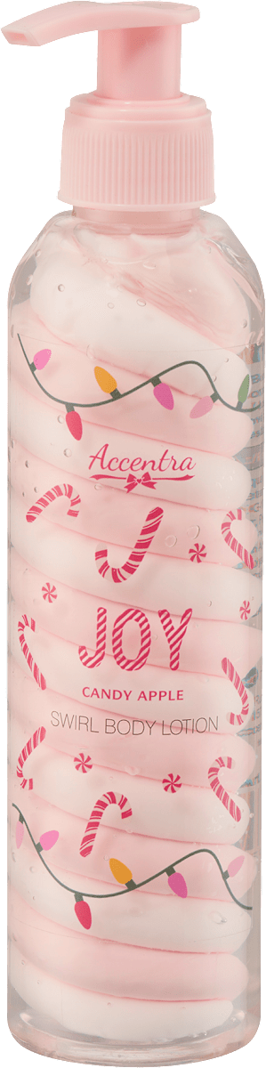 accentra Bodylotion Swirl Candy Apple, rosa-weiß, 200 ml