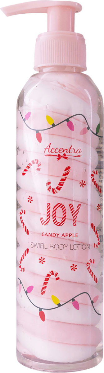 accentra Bodylotion Swirl Candy Apple, rosa-weiß, 200 ml