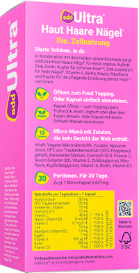 Haut Haare Nägel Kapseln 30 St, 18,03 g