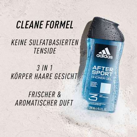 Douchegel voor mannen na het sporten, 400 ml