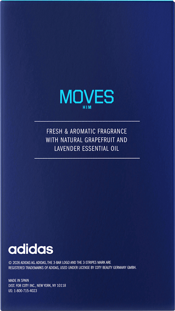 adidas Moves Eau de Toilette, 50 ml