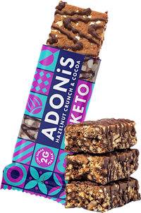 Proteinriegel, Hazelnut Crunch & Chocolate Keto, High Protein, 45 g
