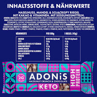 Proteinriegel, Hazelnut Crunch & Chocolate Keto, High Protein, 45 g