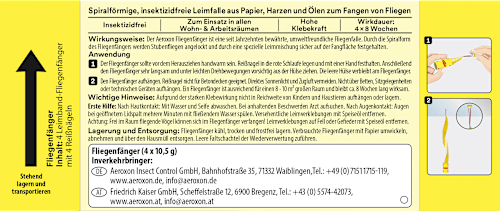Vliegenvangers, 4 stuks
