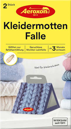 Kleermottenval, 2 stuks