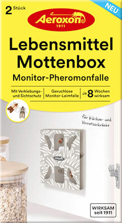 Lebensmittelmotten Falle Box, 2 St
