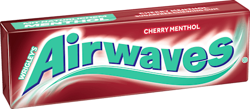Kaugummi, Cherry Menthol, zuckerfrei, 10 St