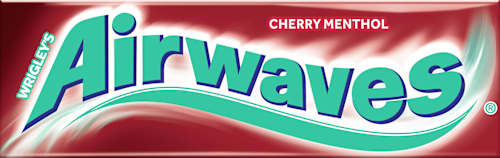 Kaugummi, Cherry Menthol, zuckerfrei, 10 St