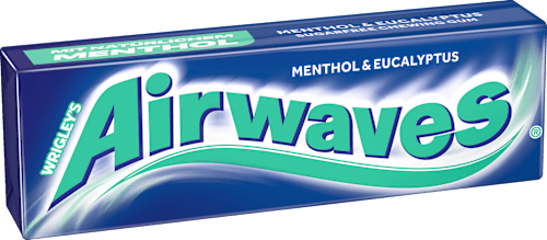 Kaugummi, Menthol & Eukalyptus, zuckerfrei, 10 St