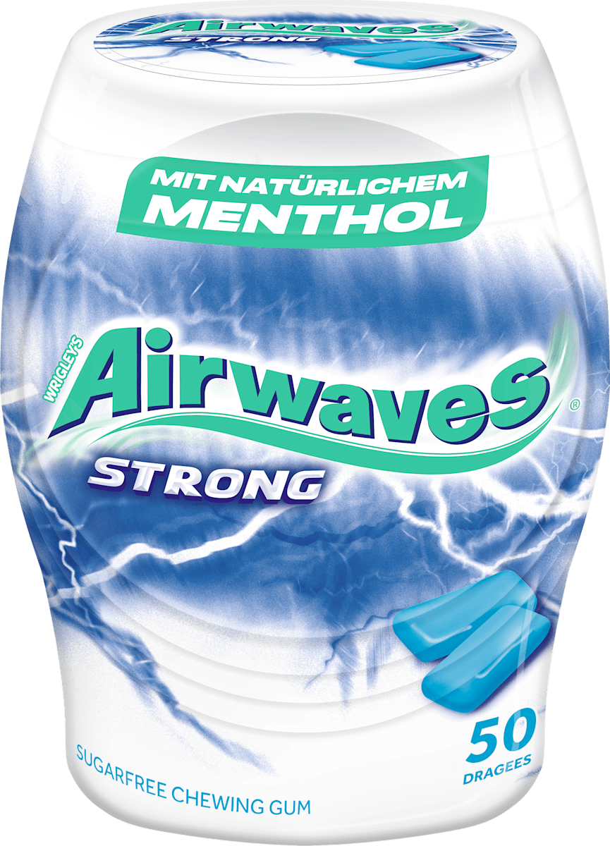 Airwaves Kaugummi, Strong, zuckerfrei, 50 St