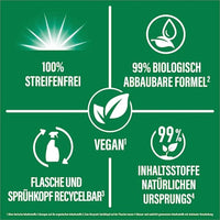 Drievoudige actieve glasreiniger, 500 ml