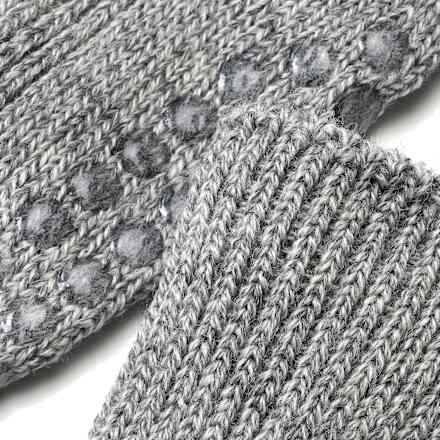 ABS sokken van biologische wol, grijs, maat 23/26, 1 stuk