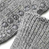 ABS sokken van biologische wol, grijs, maat 23/26, 1 stuk