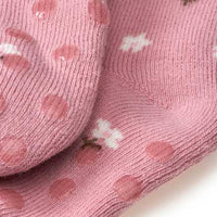 ABS Socken mit Blumen-Muster, rosa, Gr. 23/26, 1 St