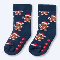 ALANA ABS Socken mit Lebkuchen-Muster, blau, Gr. 27/29