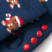 ALANA ABS Socken mit Lebkuchen-Muster, blau, Gr. 27/29