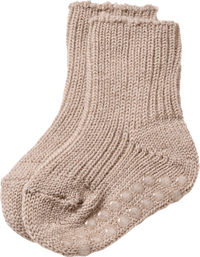 ABS Socken mit Wolle, braun, Gr. 19/22, 1 St