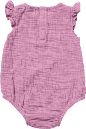 Muslin bodysuit, paars, maat 86/92, 1 stuk