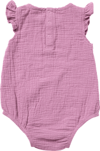 Muslin bodysuit, paars, maat 86/92, 1 stuk