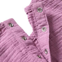 Muslin bodysuit, paars, maat 86/92, 1 stuk