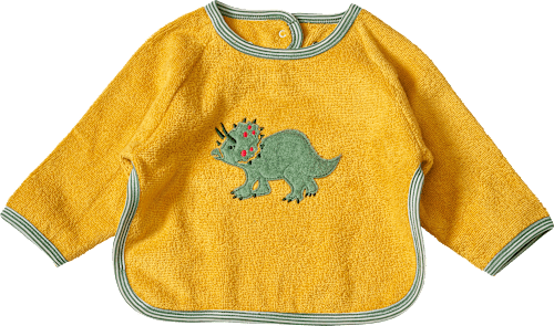 Ärmellätzchen mit Dino-Applikation, gelb, 1 St ALANA