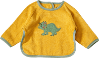 Ärmellätzchen mit Dino-Applikation, gelb, 1 St ALANA