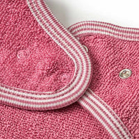 Mouwslabbetje met eenhoornapplicatie, roze, 1 stuk