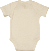 Baby Body, Gr. 50/56, in Bio-Wolle und Seide, natur, 1 St