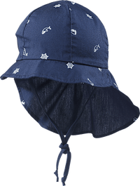 Baby Mütze, Gr. 46/47, aus Bio-Baumwolle, blau, 1 St ALANA