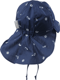 Baby Mütze, Gr. 46/47, aus Bio-Baumwolle, blau, 1 St ALANA