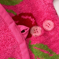 Badeoverall mit Kirsch-Muster, pink, Gr. 86/92, 1 St
