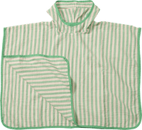 Badeponcho aus Musselin, grün, Gr. 0, 1 St