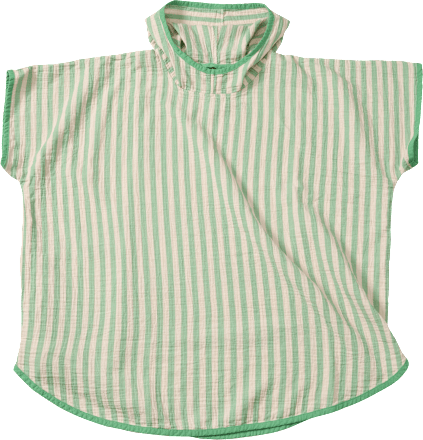 Badeponcho aus Musselin, grün, Gr. 1, 1 St