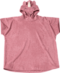 Badeponcho mit 3D-Einhorn-Applikation & Ärmel, rosa, Gr. 1, ca. 5 - 7 Jahre, 1 St ALANA