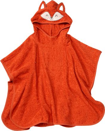 ALANA Badeponcho mit Fuchs-Kapuze, orange, Gr. 0, 1 St
