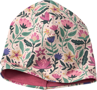 Beanie mit Blumen-Muster, bunt, Gr. 46/47, 1 St