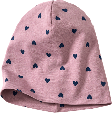 Beanie Pro Climate mit Herz-Muster, lila, Gr. 50/51, 1 St ALANA