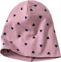 Beanie Pro Climate mit Herz-Muster, lila, Gr. 50/51, 1 St ALANA