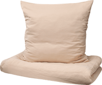 Bettwäsche-Set aus Musselin, beige, 135 x 200 + 80 x 80 cm, 1 St ALANA