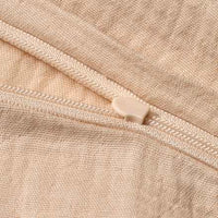 Mousseline beddengoedset, beige, 135 x 200 + 80 x 80 cm, 1 stuk