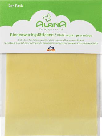 Bienenwachsplatten, 2 St