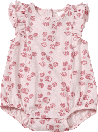 Body Ärmellos mit Muschel-Muster & Rüschen, rosa, Gr. 98/104, 1 St ALANA