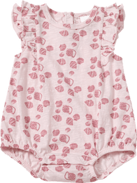 Body Ärmellos mit Muschel-Muster & Rüschen, rosa, Gr. 98/104, 1 St ALANA