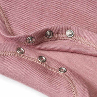 Body Kurzarm aus Bio-Wolle und Seide, rosa, Gr. 74/80, 1 St