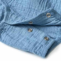 Body Kurzarm aus Musselin, blau, Gr. 98/104, 1 St ALANA