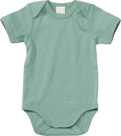 Body Kurzarm, grün, Gr. 98/104, 1 St