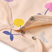 ALANA Body Kurzarm Pro Climate mit Kirsch-Muster, beige, Gr. 74/80, 1 St
